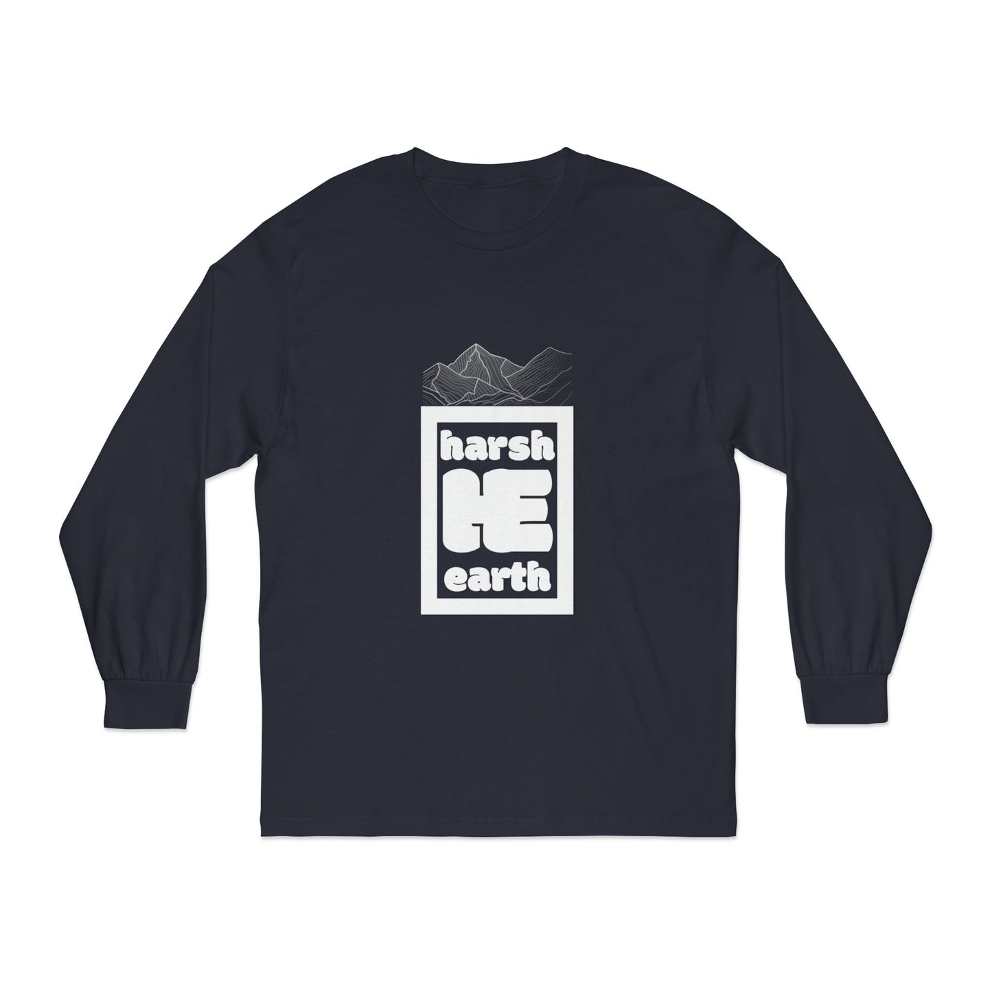 Harsh Earth Mountain Logo Long Sleeve Tee