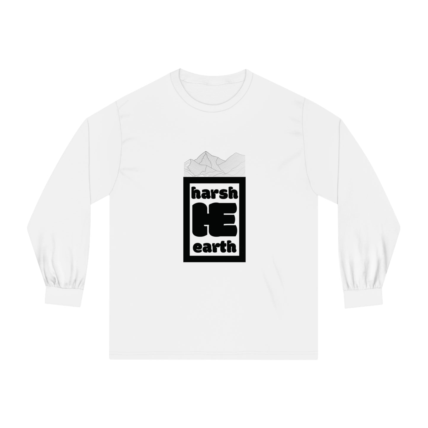 Harsh Earth Mountain Logo Long Sleeve Tee