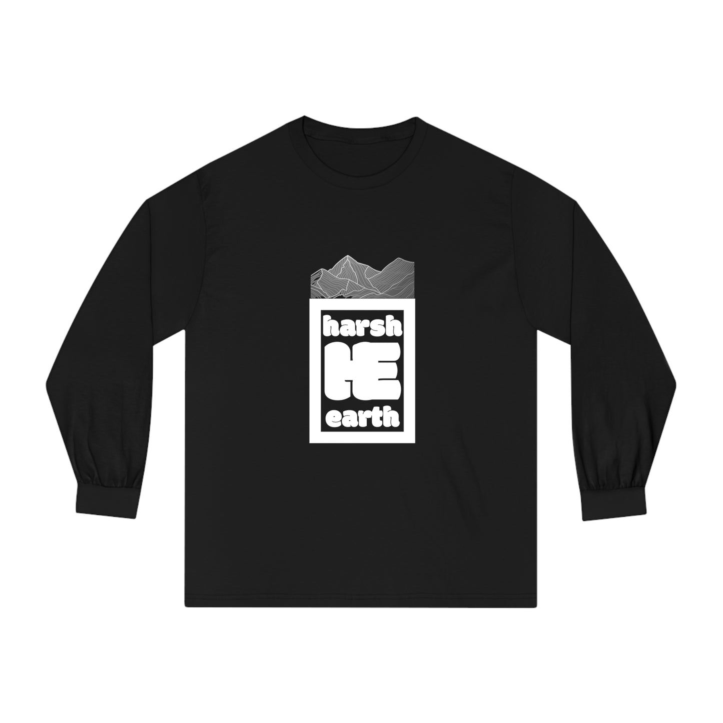 Harsh Earth Mountain Logo Long Sleeve Tee